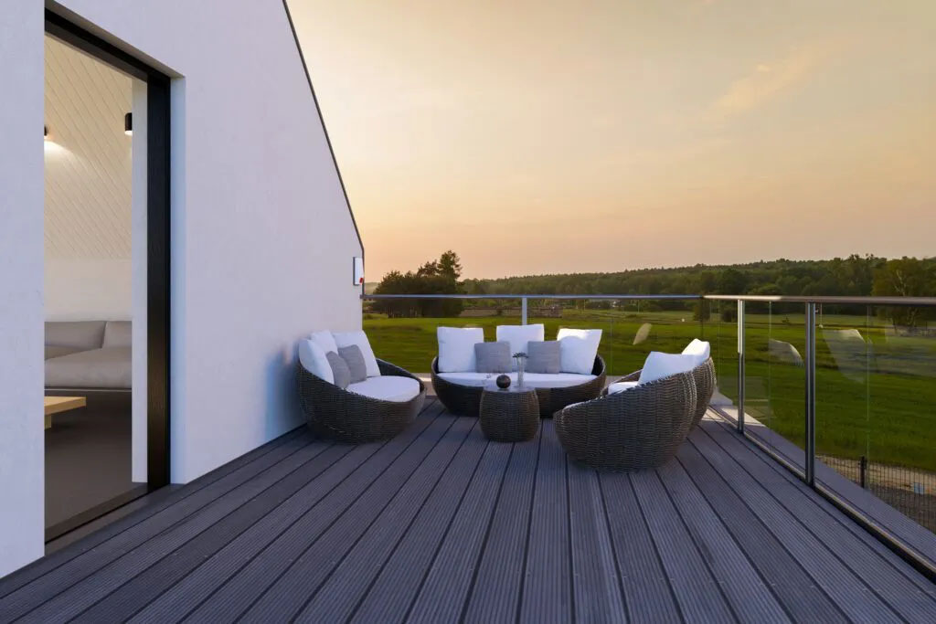 Example of rooftop deck and balcony created by BalcoDeck